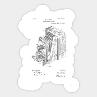 Camera patent drawing Sticker